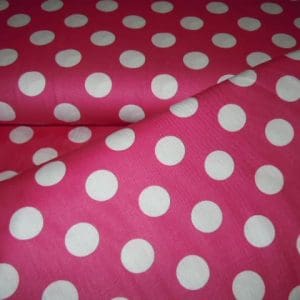 Katoentjes dot fuchia