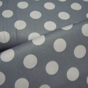 Katoentjes dot grijs
