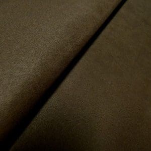 suede imitatie nubuk castagne bruin