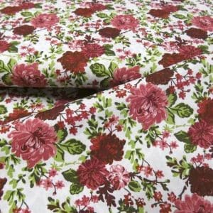 katoen korenbloem rood