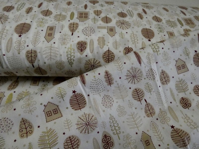 kerststoffen huisje boompje kerststoffen huisje boompje