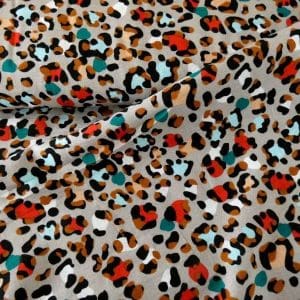 zand spot bedrukte viscose