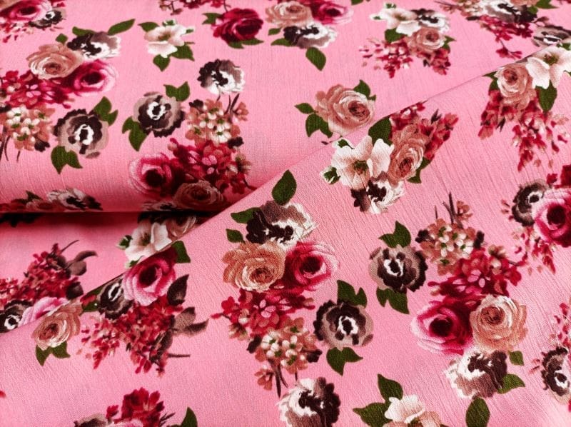 viscose roze roosje viscose roze roosje