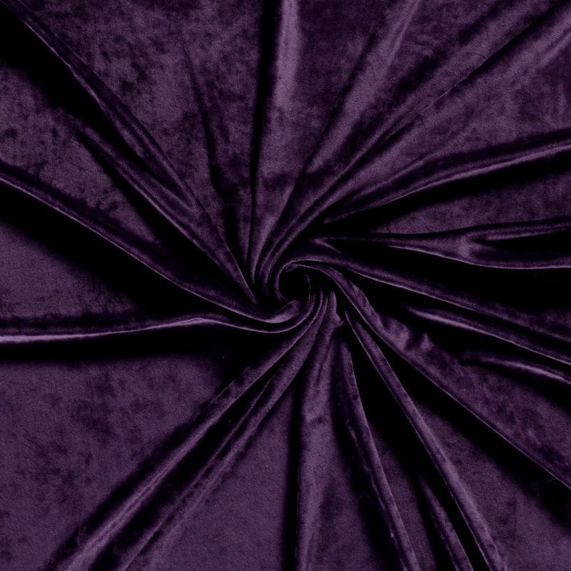 stretch fluweel paars stretch fluweel paars