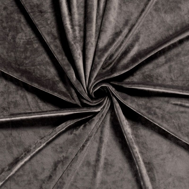 stretch fluweel donker grijs stretch fluweel donker grijs
