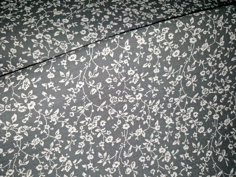 mouselien oud groen bloemetjes